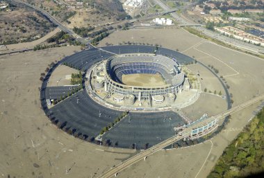 qualcomm Stadyumu, san diego havadan görünümü
