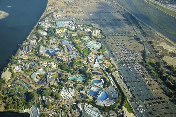 Luchtfoto van seaworld, san diego — Stockfoto