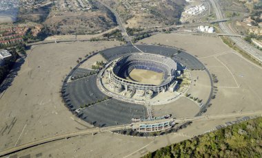 qualcomm Stadyumu, san diego havadan görünümü
