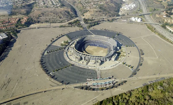 圣地亚哥高通体育场的鸟瞰图 — 图库照片