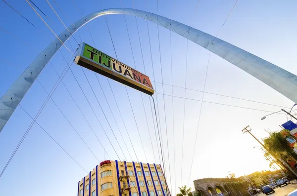 Monumental arch, Tijuana, Mexico — Stock Photo, Image