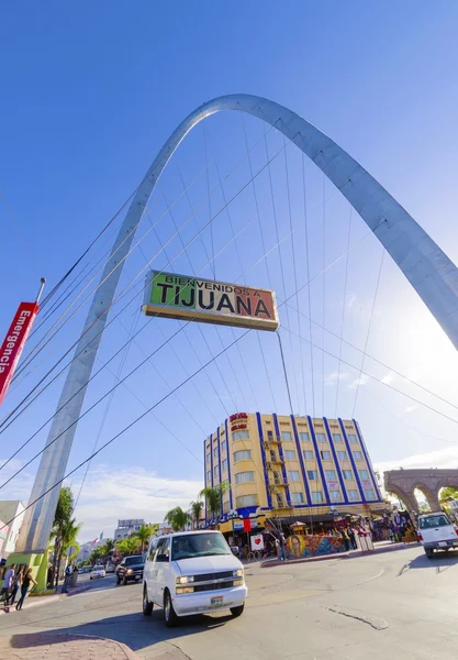 Monumental arch, Tijuana, Mexico — Stock Photo, Image