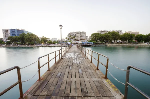 Enaerios pier, Limassol, Cyprus — Stock Photo, Image