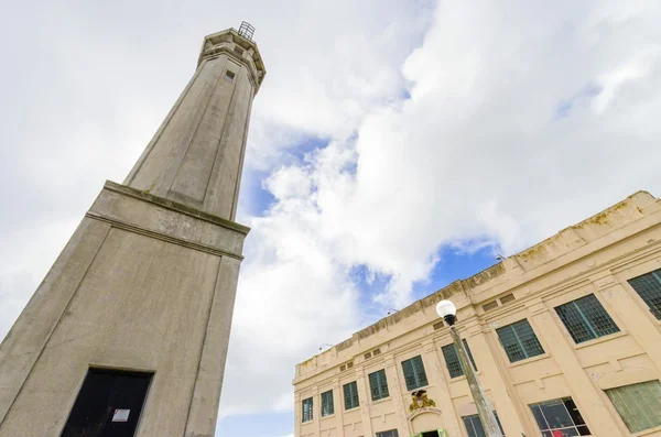 Faro de la isla de Alcatraz, San Francisco, California — Foto de Stock