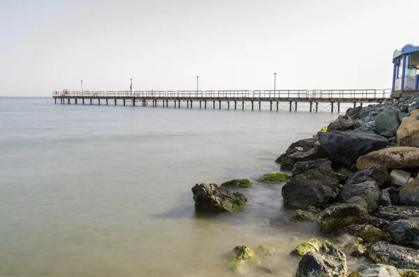 Enaerios pier, Limassol, Cyprus — Stock Photo, Image