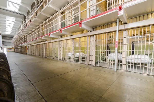 Alcatraz cellhouse, san francisco, Californië — Stockfoto