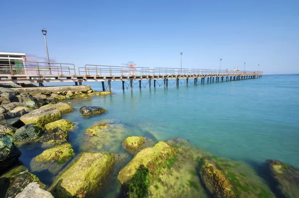 Enaerios pier, Limassol, Cyprus — Stock Photo, Image