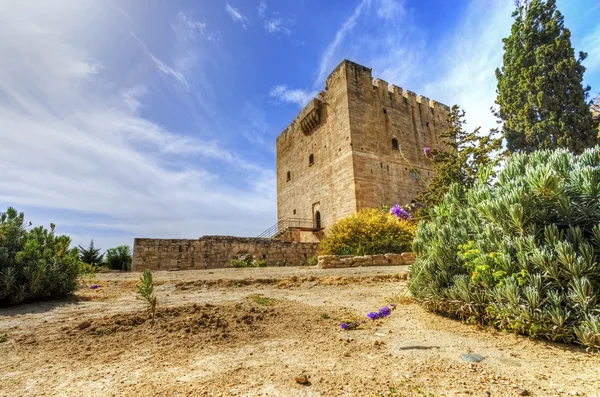 Middeleeuws kasteel kolossi, limassol, cyprus — Stockfoto