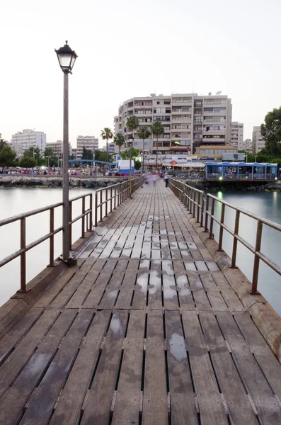Enaerios 桟橋、リマソール、キプロス — ストック写真