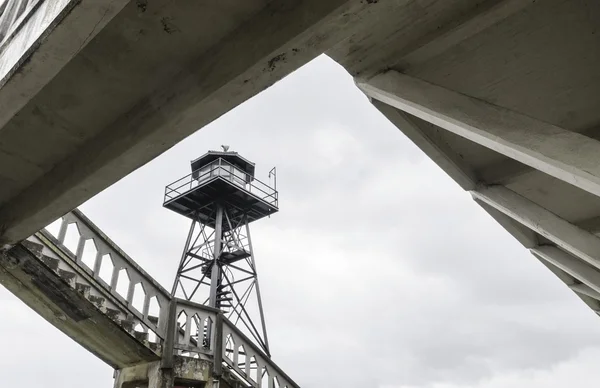 Alcatraz guard tower, san francisco, Kalifornien — Stockfoto