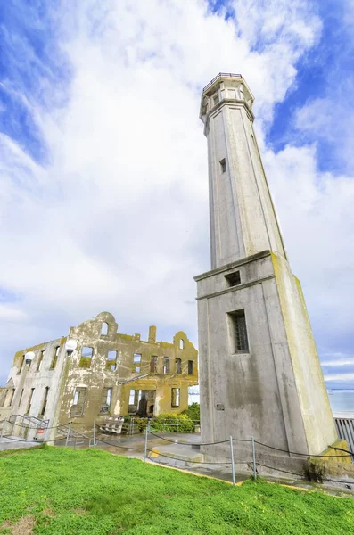 Leuchtturm der Insel Alcatraz, San Francisco, Kalifornien — Stockfoto