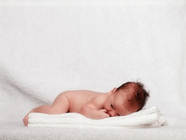 Baby in studio — Stockfoto