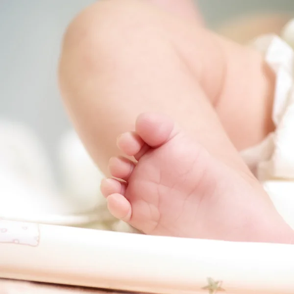 Newborn foot — Stock Photo, Image