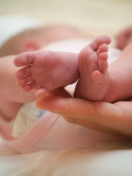 Newborn feet — Stock Photo, Image