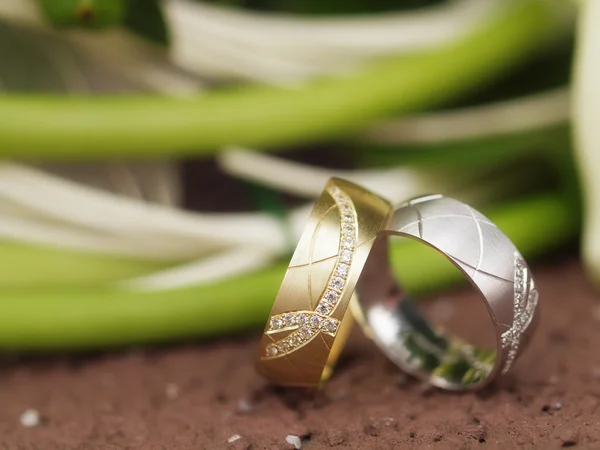 Anillos de boda —  Fotos de Stock