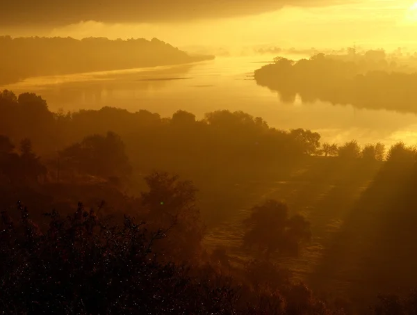 Sunrise over the Vistula 2 — Stock Photo, Image