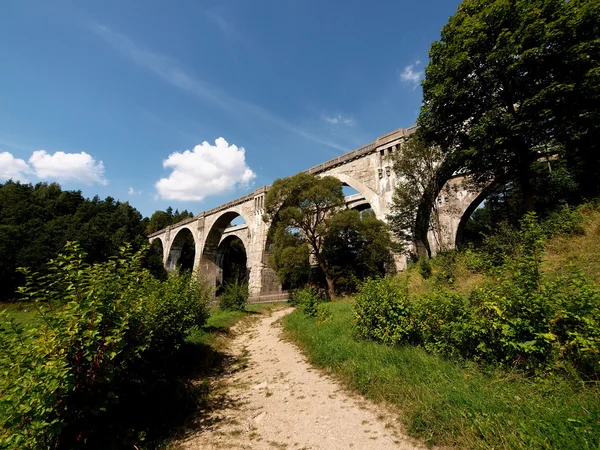 Aqueducts railway Stańczyki. — Stock Photo, Image