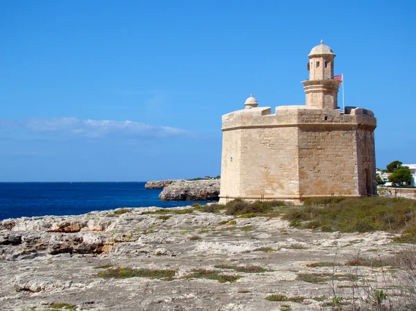 Pevnost sv. Mikuláše, menorca, ciutadella — Stock fotografie