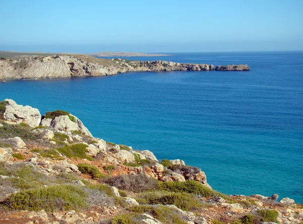 Barlovento norte de la isla de Menorca — Foto de Stock