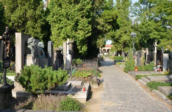 Vysehrad cemetery — Stock Photo, Image