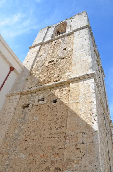 Der Kirchturm von madre di sant 'elia — Stockfoto