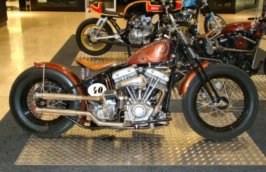 Prag - 13 Şubat: retro motosiklet yarış. 13 Şubat 2013