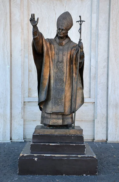 Statua di Papa Giovanni Paolo II — Foto Stock