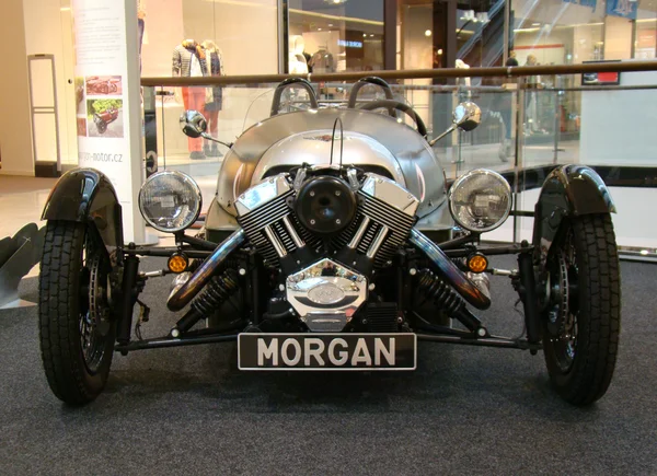 PRAGUE - FEB 13: Morgan 3-Wheeler. February 13, 2013 — Stock Photo, Image