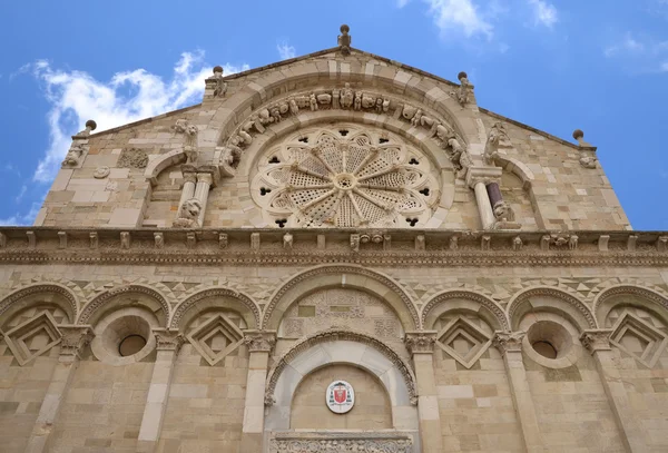 Troia kathedraal in troia stad, Apulië, Italië — Stockfoto