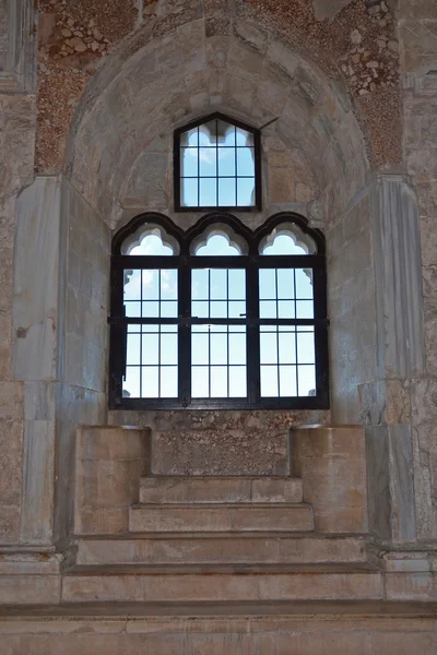 Interiér castel del monte, Apulie, Itálie — Stock fotografie