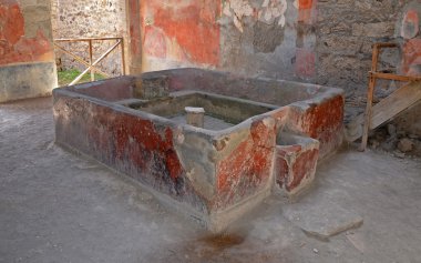 Antik Roma şehir Pompei'nin kalıntıları