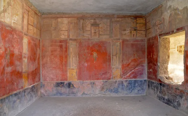 Руины древнеримского города Помпеи — стоковое фото