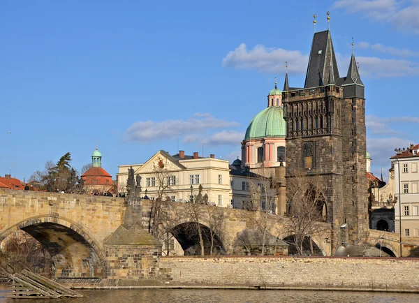 在布拉格的老镇桥塔 — 图库照片