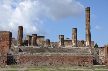 pompeii Jüpiter Tapınağı kalıntıları