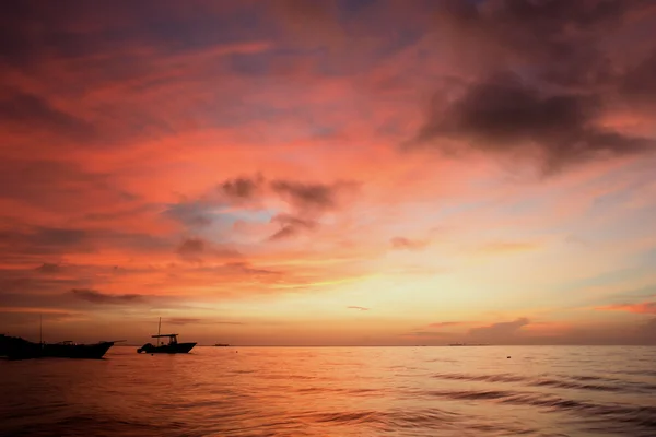 Hermosa puesta de sol en Yucatán — Foto de Stock