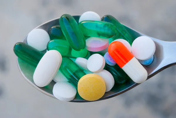 Pillen en drugs — Stockfoto