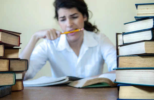 Estudante muito feminino — Fotografia de Stock