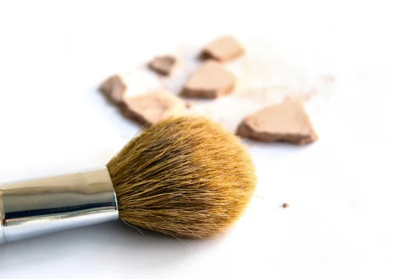 Cepillo maquillaje —  Fotos de Stock