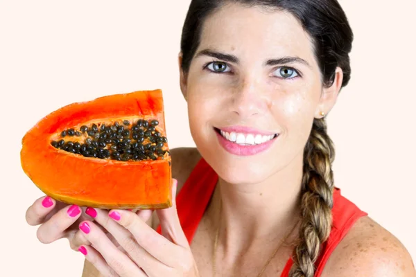 Läckra papaya — Stockfoto