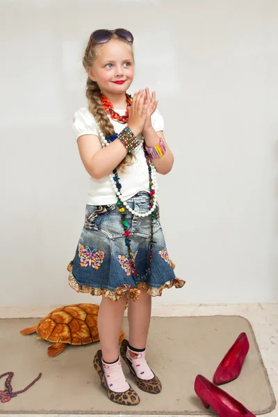 Little fashionista — Stock Photo, Image