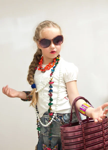 Little fashionista — Stock Photo, Image