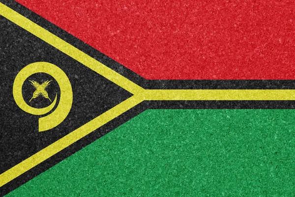 Флаг Вануату нарисован на пробковой доске — стоковое фото