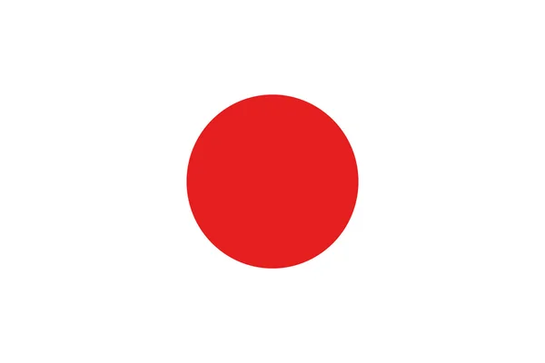 Illustrated Drawing of the flag of Japan — Stock Photo, Image