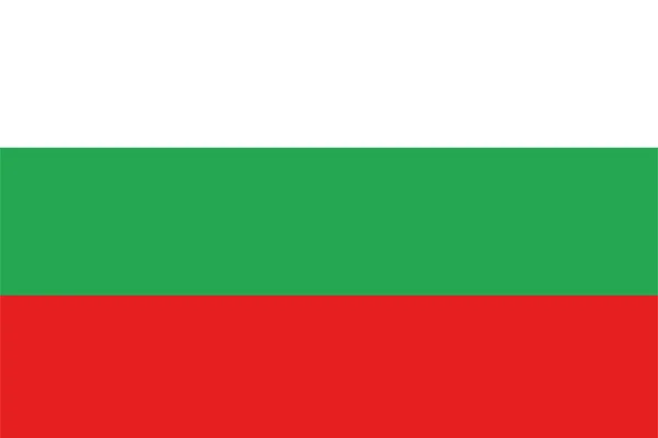 Illustrated Drawing of the flag of Bulgaria — Stock Photo, Image