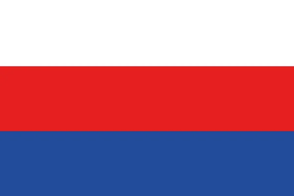 Desenho ilustrado da bandeira da Sérvia — Fotografia de Stock