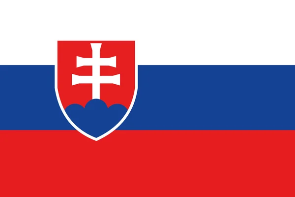 Illustrated Drawing of the flag of Slovakia — Stock Photo, Image