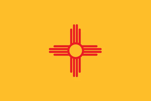 Flag of the American State of New Mexico — Stock Photo, Image