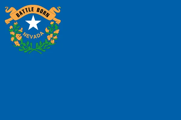Flag of the American State of Nevada — Stock Photo, Image
