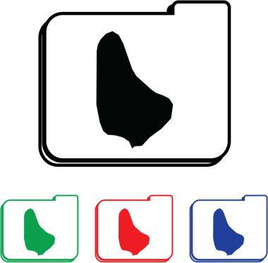 dört renk değişme miktarı ile simge illüstrasyon