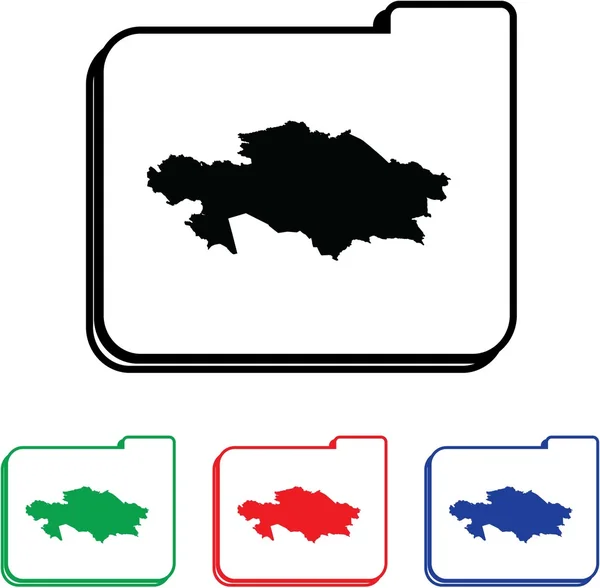 Illustration d'icône avec quatre variations de couleur — Photo
